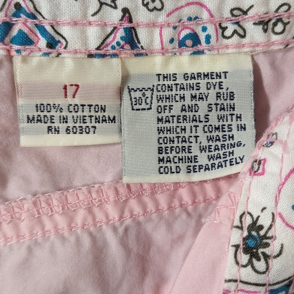 UNION BAY Capri Cargo Pants Juniors Pink Lightweight Tie Pockets - Picture 7 of 16